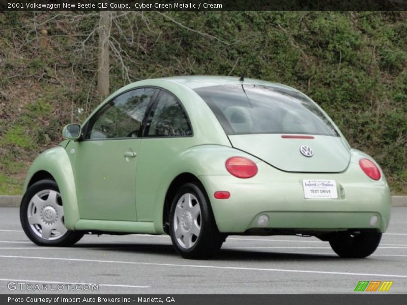Cyber Green Metallic / Cream 2001 Volkswagen New Beetle GLS Coupe