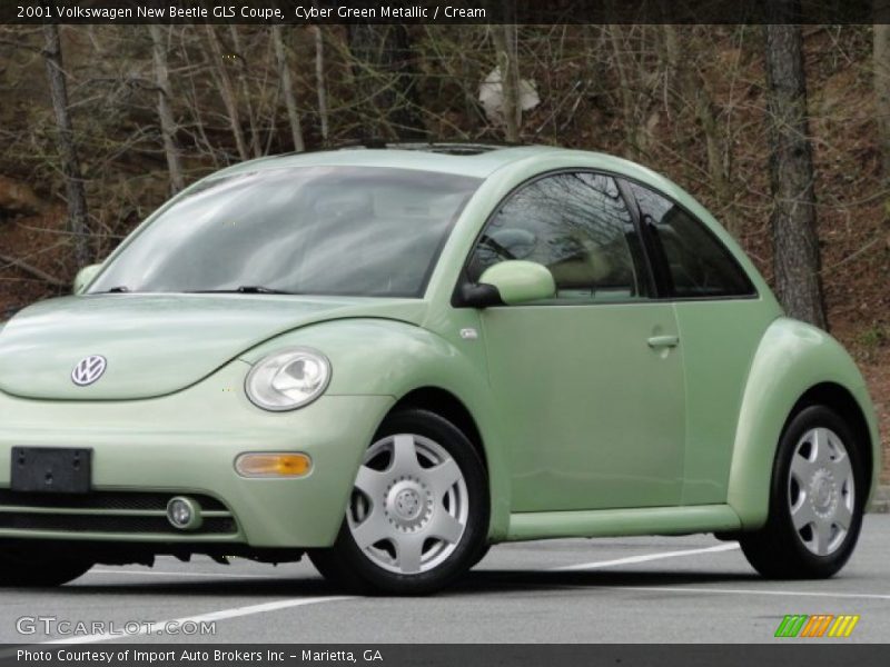 Cyber Green Metallic / Cream 2001 Volkswagen New Beetle GLS Coupe