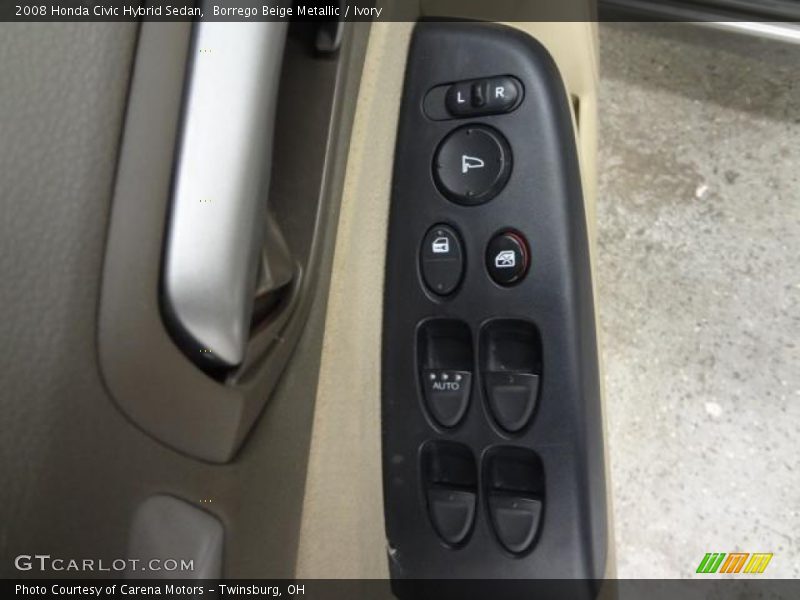 Borrego Beige Metallic / Ivory 2008 Honda Civic Hybrid Sedan