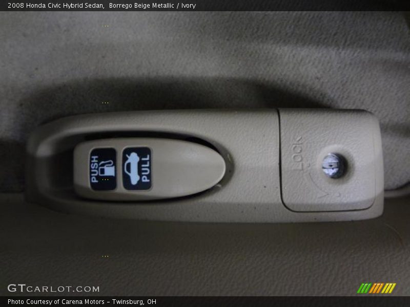 Borrego Beige Metallic / Ivory 2008 Honda Civic Hybrid Sedan