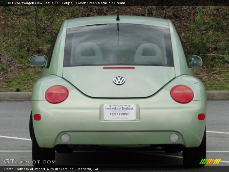 Cyber Green Metallic / Cream 2001 Volkswagen New Beetle GLS Coupe