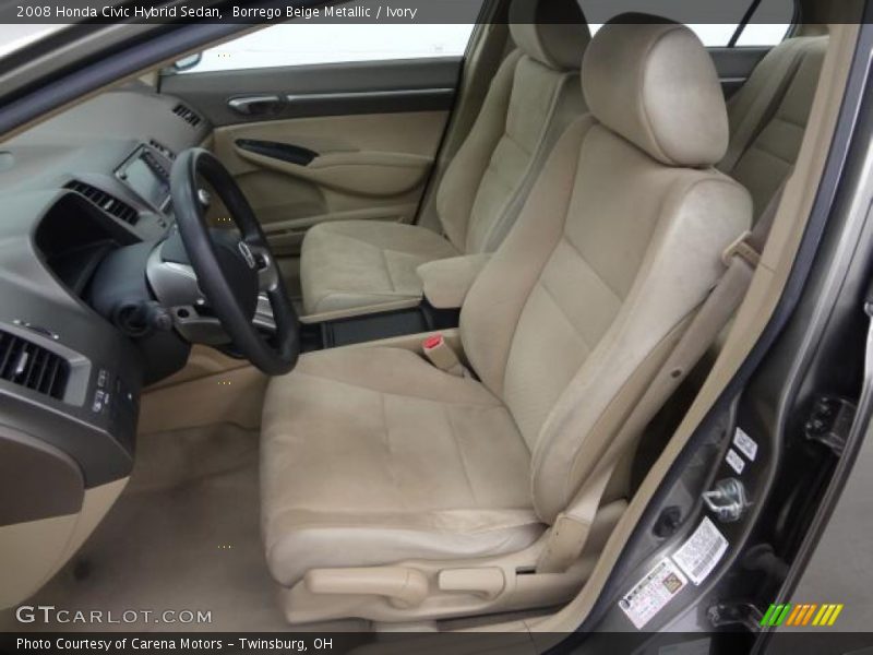 Borrego Beige Metallic / Ivory 2008 Honda Civic Hybrid Sedan