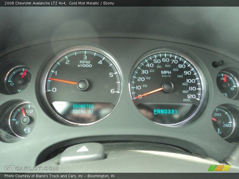 Gold Mist Metallic / Ebony 2008 Chevrolet Avalanche LTZ 4x4