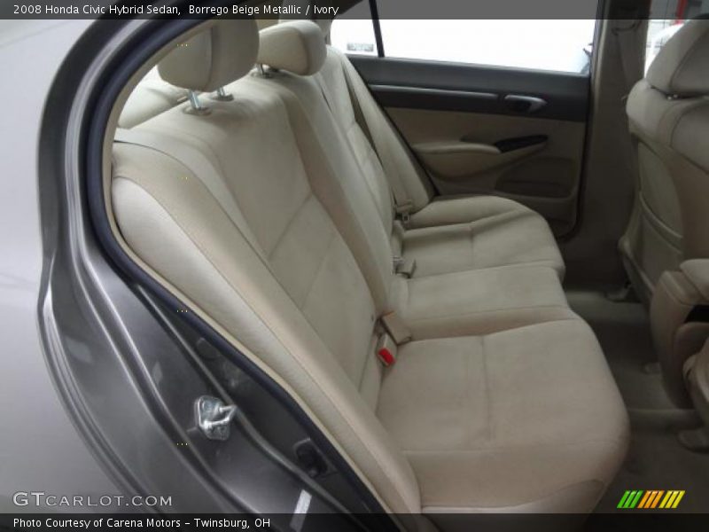 Borrego Beige Metallic / Ivory 2008 Honda Civic Hybrid Sedan