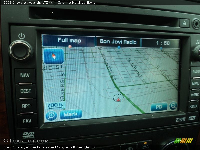 Gold Mist Metallic / Ebony 2008 Chevrolet Avalanche LTZ 4x4