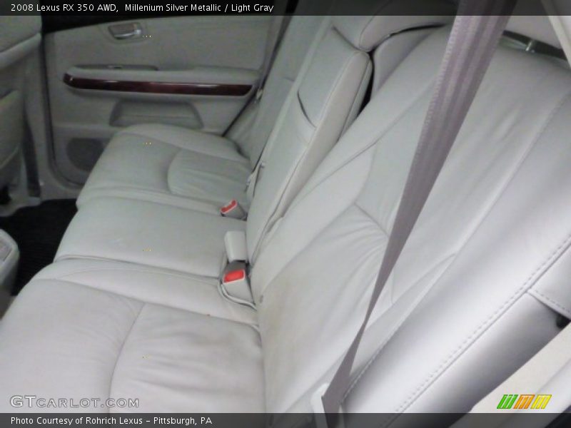 Millenium Silver Metallic / Light Gray 2008 Lexus RX 350 AWD