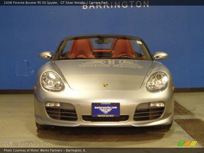 GT Silver Metallic / Carrera Red 2008 Porsche Boxster RS 60 Spyder