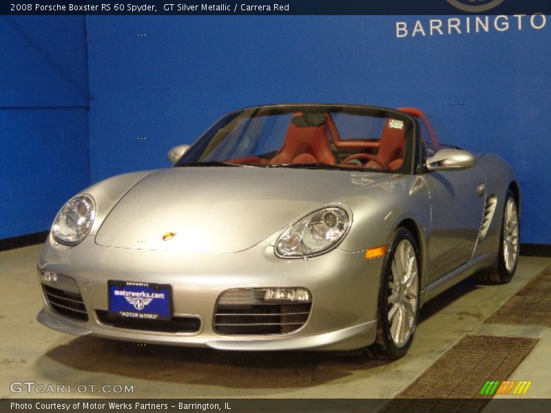 GT Silver Metallic / Carrera Red 2008 Porsche Boxster RS 60 Spyder