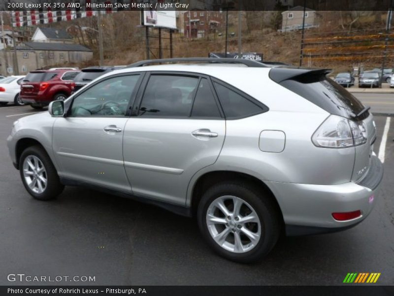 Millenium Silver Metallic / Light Gray 2008 Lexus RX 350 AWD