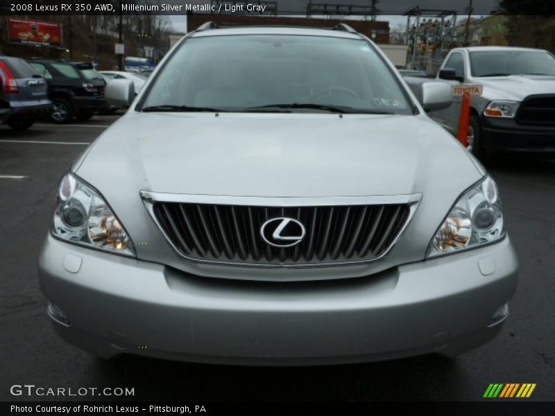 Millenium Silver Metallic / Light Gray 2008 Lexus RX 350 AWD