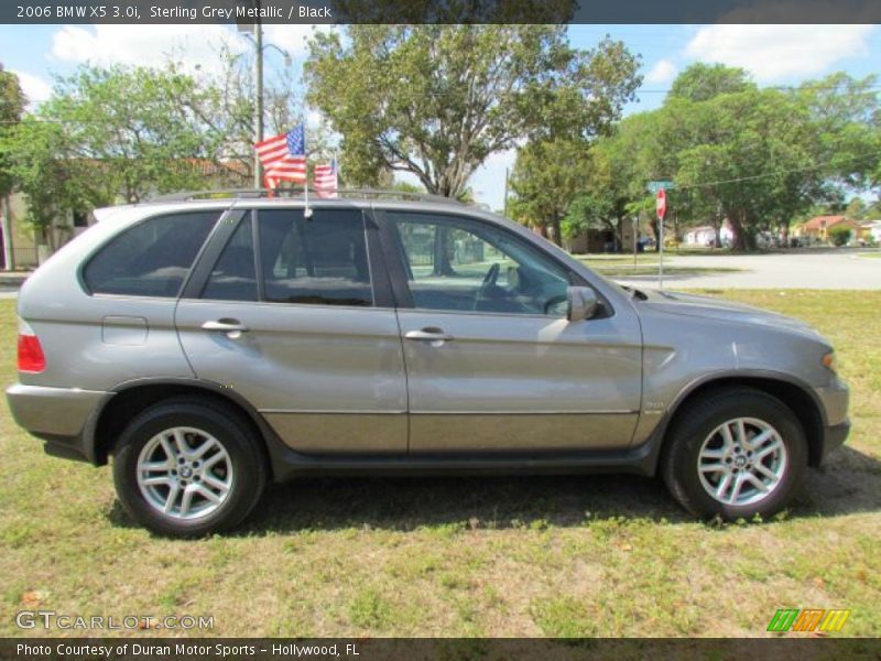 Sterling Grey Metallic / Black 2006 BMW X5 3.0i