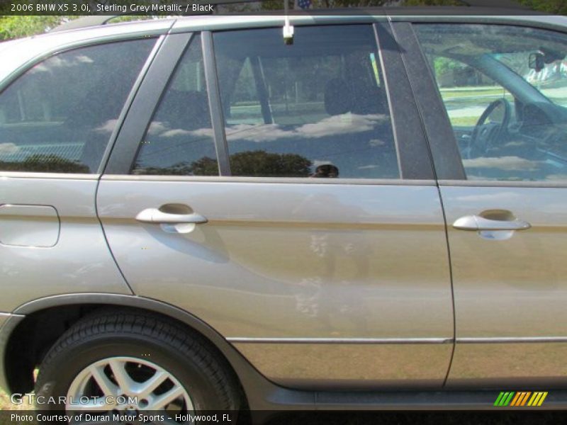 Sterling Grey Metallic / Black 2006 BMW X5 3.0i