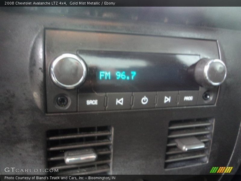 Gold Mist Metallic / Ebony 2008 Chevrolet Avalanche LTZ 4x4