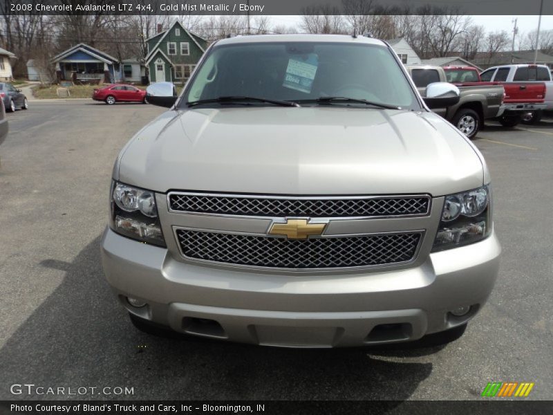 Gold Mist Metallic / Ebony 2008 Chevrolet Avalanche LTZ 4x4