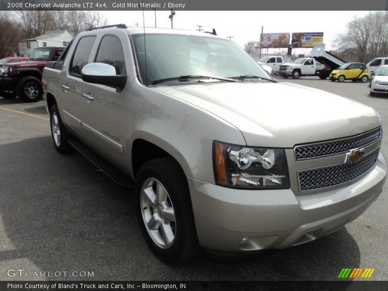 Gold Mist Metallic / Ebony 2008 Chevrolet Avalanche LTZ 4x4
