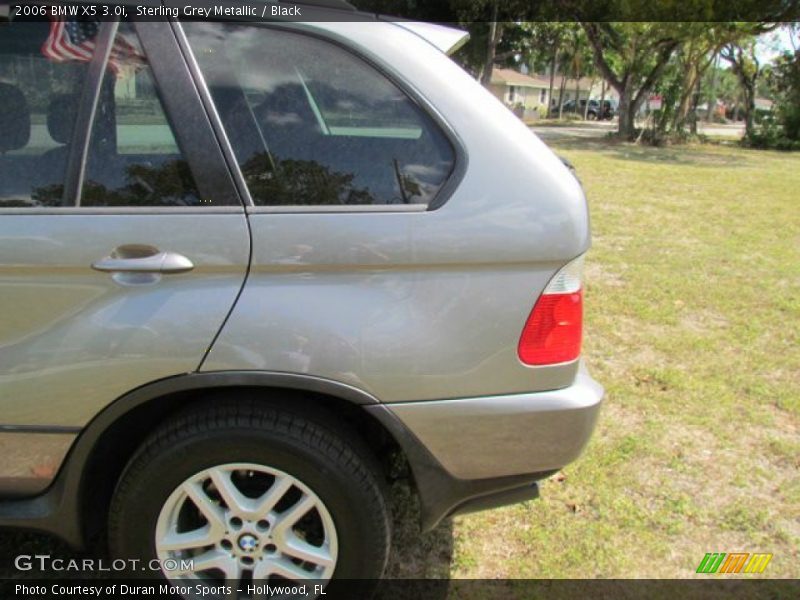 Sterling Grey Metallic / Black 2006 BMW X5 3.0i