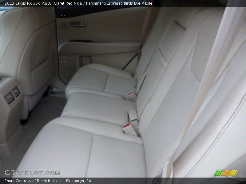 Claret Red Mica / Parchment/Espresso Birds Eye Maple 2013 Lexus RX 350 AWD