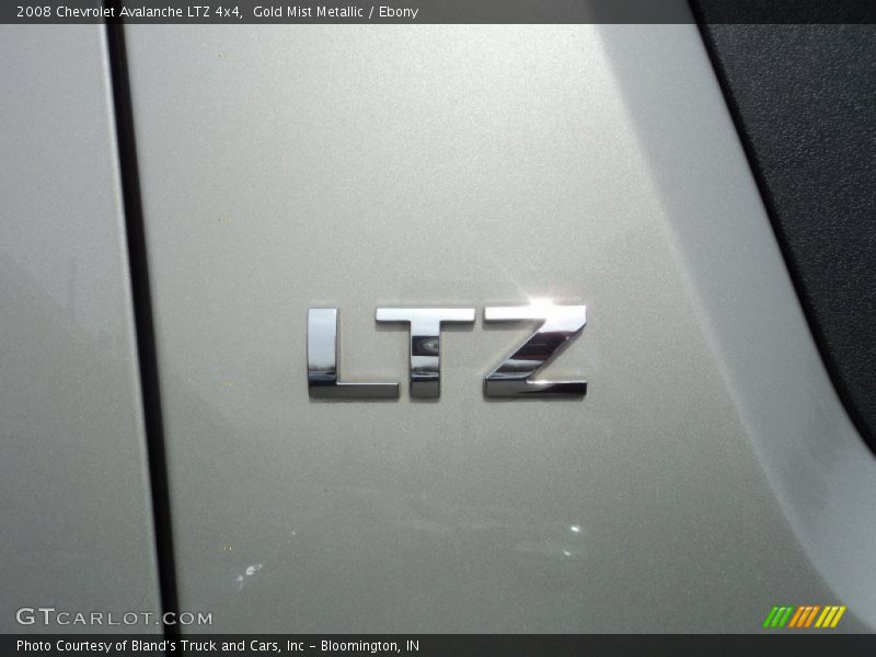 Gold Mist Metallic / Ebony 2008 Chevrolet Avalanche LTZ 4x4