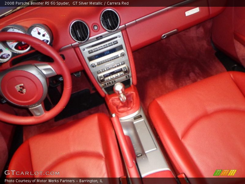 GT Silver Metallic / Carrera Red 2008 Porsche Boxster RS 60 Spyder