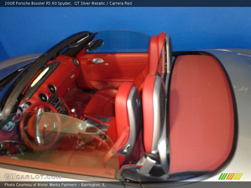 GT Silver Metallic / Carrera Red 2008 Porsche Boxster RS 60 Spyder