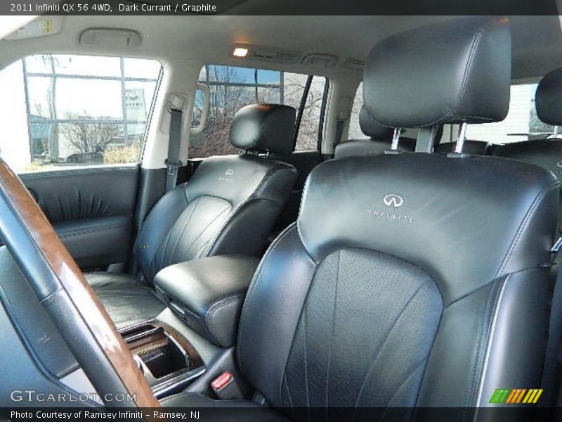 Dark Currant / Graphite 2011 Infiniti QX 56 4WD