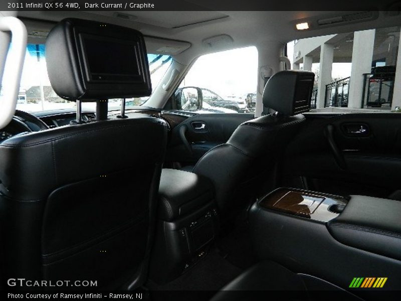 Dark Currant / Graphite 2011 Infiniti QX 56 4WD