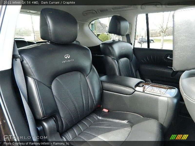 Dark Currant / Graphite 2011 Infiniti QX 56 4WD