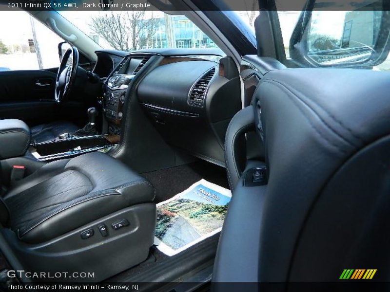 Dark Currant / Graphite 2011 Infiniti QX 56 4WD