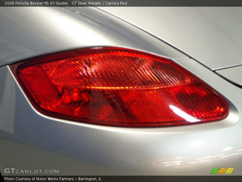 GT Silver Metallic / Carrera Red 2008 Porsche Boxster RS 60 Spyder