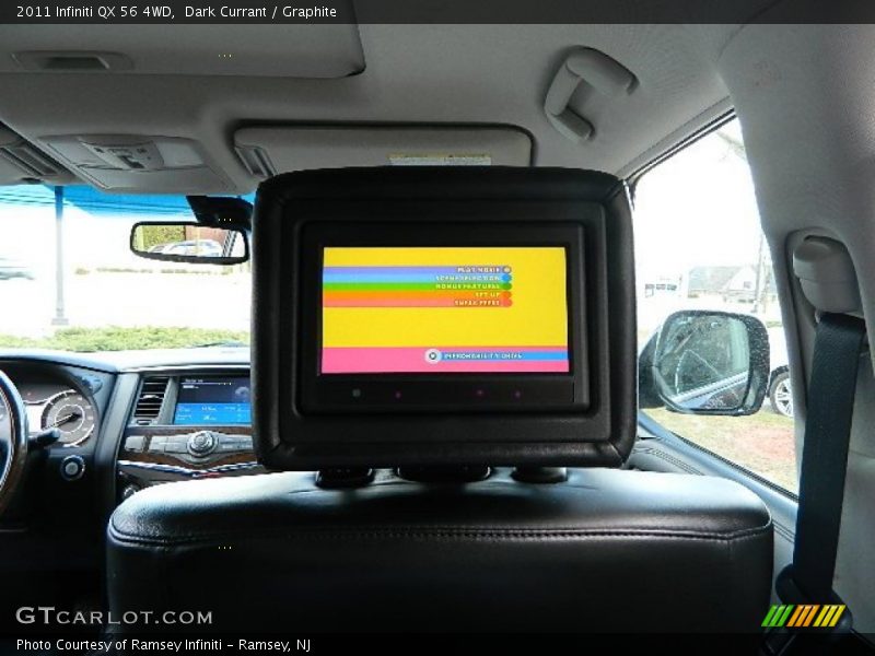Dark Currant / Graphite 2011 Infiniti QX 56 4WD