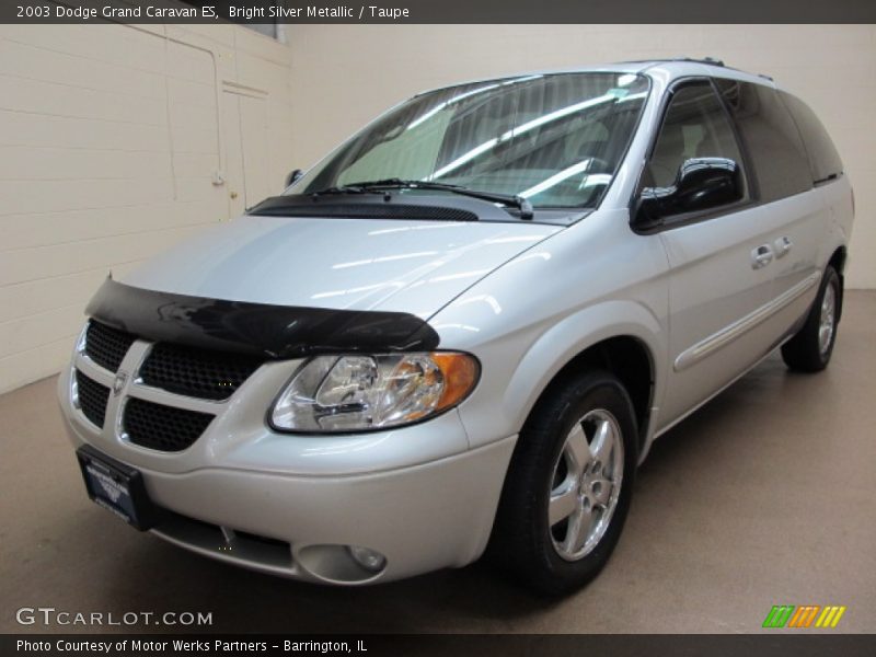 Bright Silver Metallic / Taupe 2003 Dodge Grand Caravan ES
