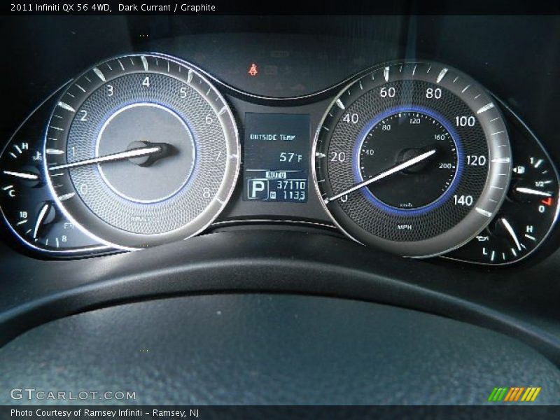  2011 QX 56 4WD 56 4WD Gauges