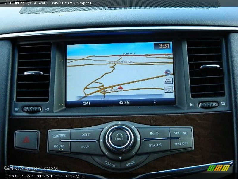Navigation of 2011 QX 56 4WD