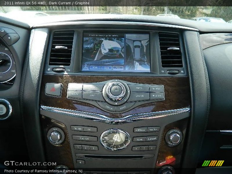 Dark Currant / Graphite 2011 Infiniti QX 56 4WD