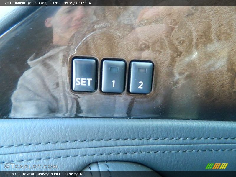 Dark Currant / Graphite 2011 Infiniti QX 56 4WD