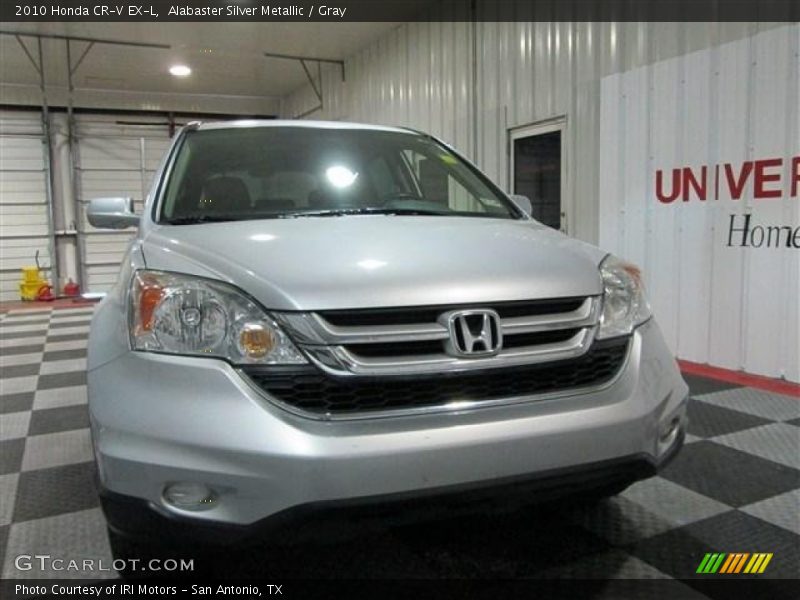 Alabaster Silver Metallic / Gray 2010 Honda CR-V EX-L