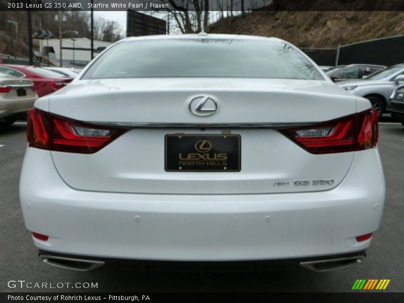 Starfire White Pearl / Flaxen 2013 Lexus GS 350 AWD