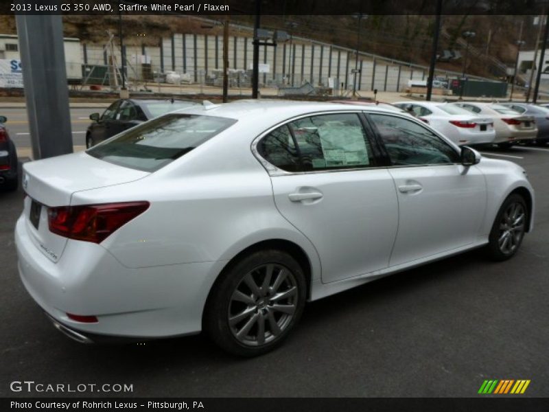 Starfire White Pearl / Flaxen 2013 Lexus GS 350 AWD