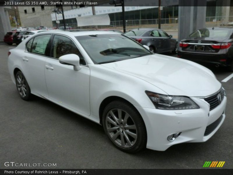 Starfire White Pearl / Flaxen 2013 Lexus GS 350 AWD