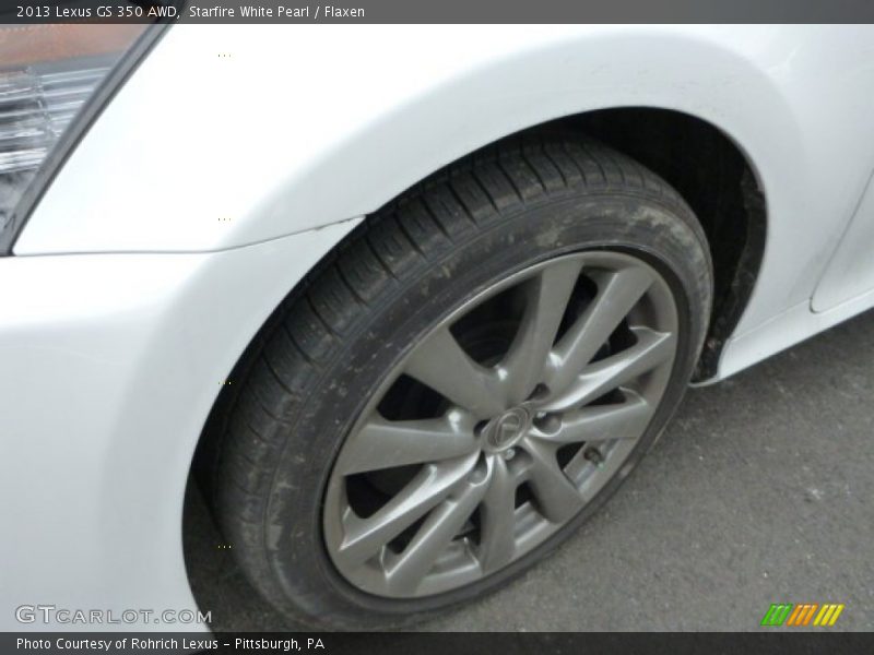Starfire White Pearl / Flaxen 2013 Lexus GS 350 AWD