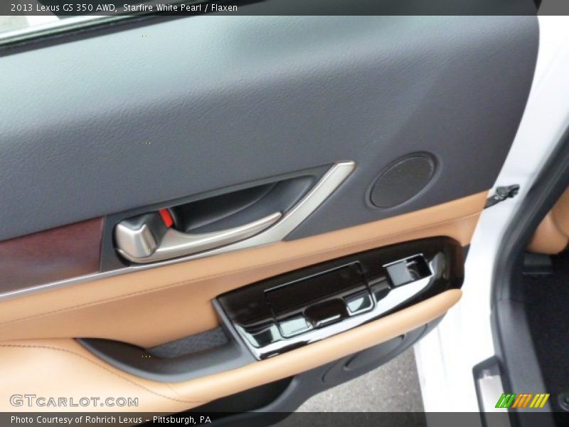 Starfire White Pearl / Flaxen 2013 Lexus GS 350 AWD