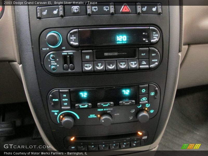 Controls of 2003 Grand Caravan ES