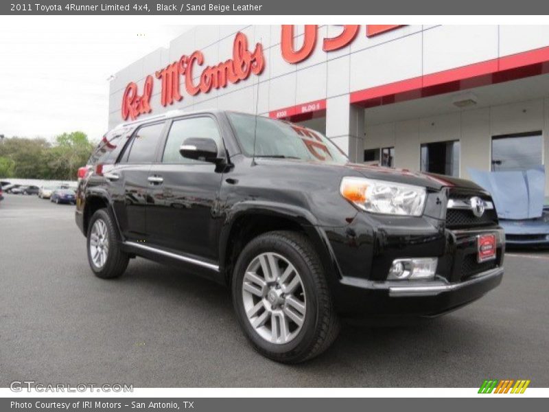 Black / Sand Beige Leather 2011 Toyota 4Runner Limited 4x4