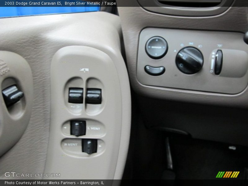 Controls of 2003 Grand Caravan ES