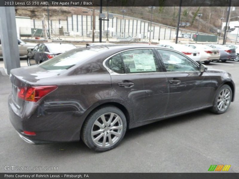 Fire Agate Pearl / Black 2013 Lexus GS 350 AWD