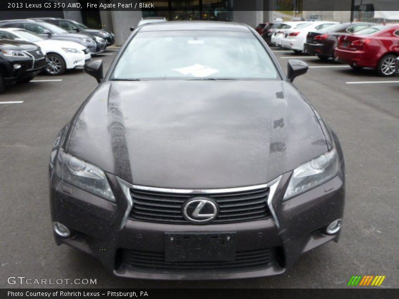 Fire Agate Pearl / Black 2013 Lexus GS 350 AWD