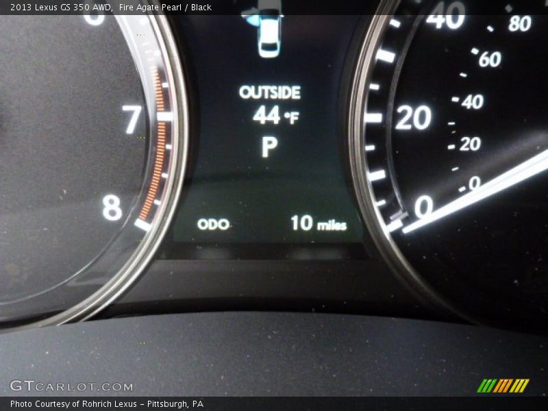Fire Agate Pearl / Black 2013 Lexus GS 350 AWD