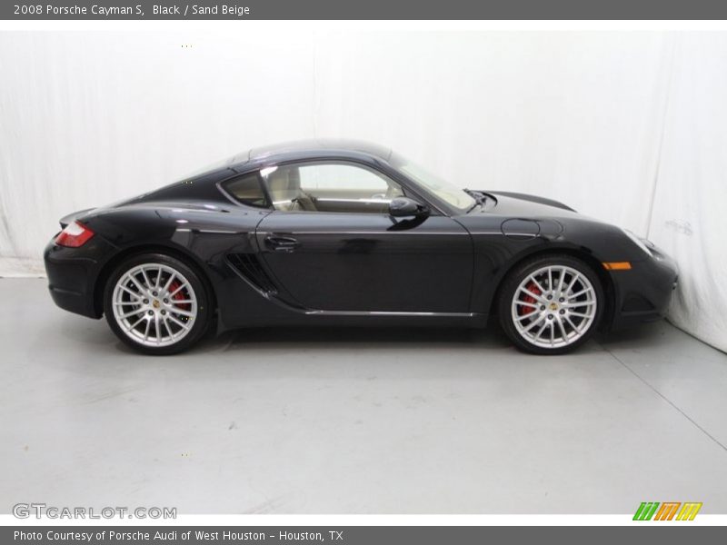 Black / Sand Beige 2008 Porsche Cayman S