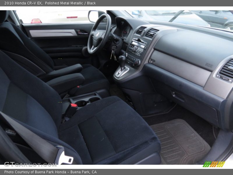 Polished Metal Metallic / Black 2010 Honda CR-V EX