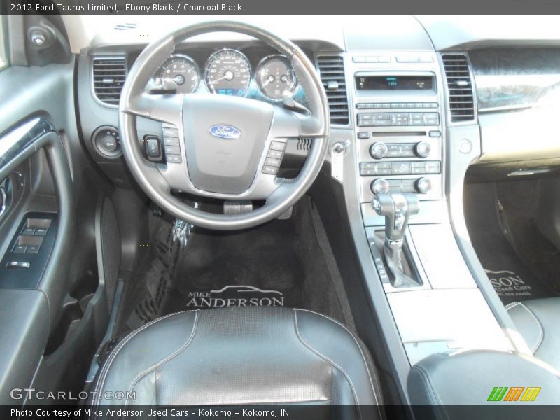 Ebony Black / Charcoal Black 2012 Ford Taurus Limited